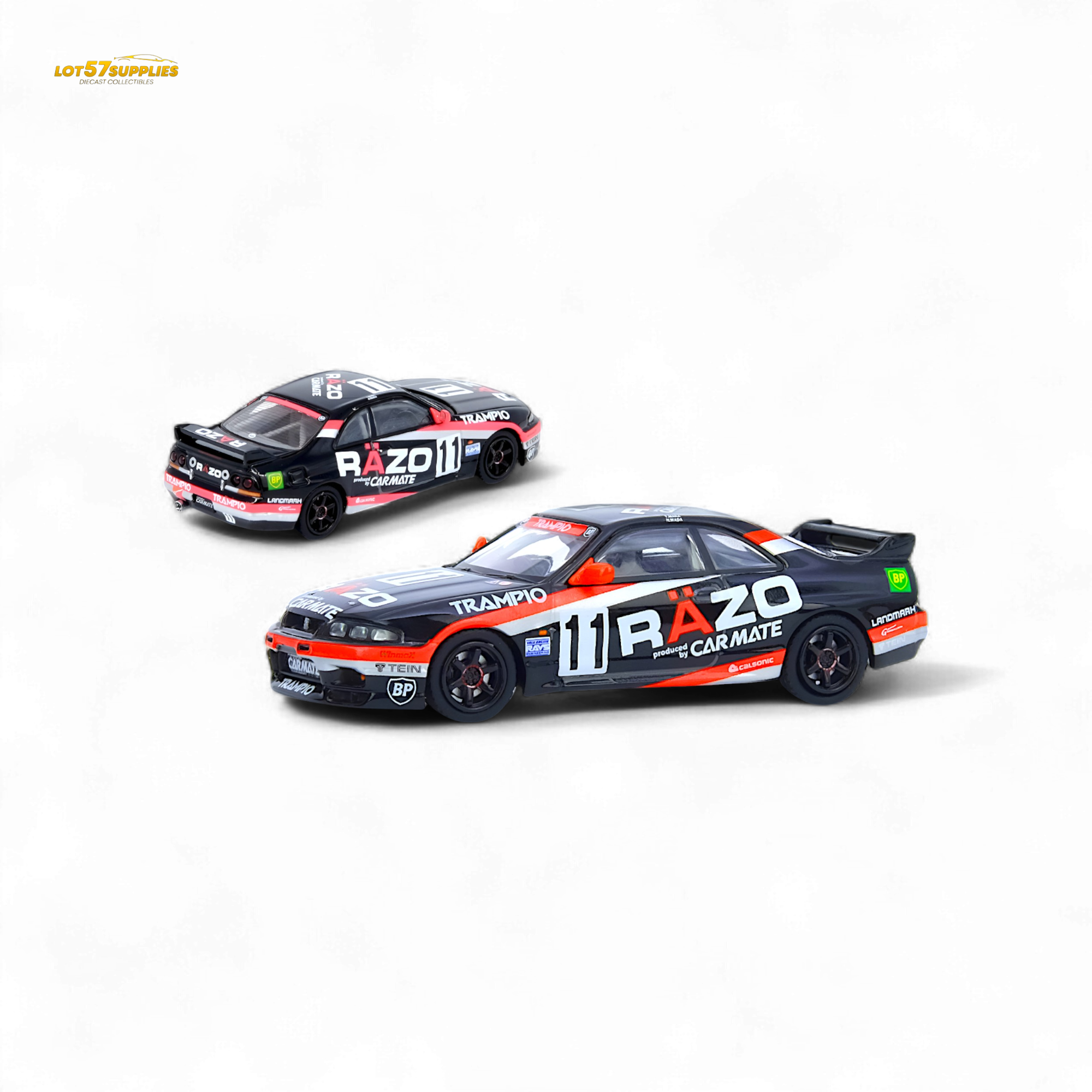 Inno64 NISSAN SKYLINE GT-R R33 #11 "RAZO TRAMPIO" N1 Super Endurance Series - SENDAN HIGHLAND 1995 Winner 1:64