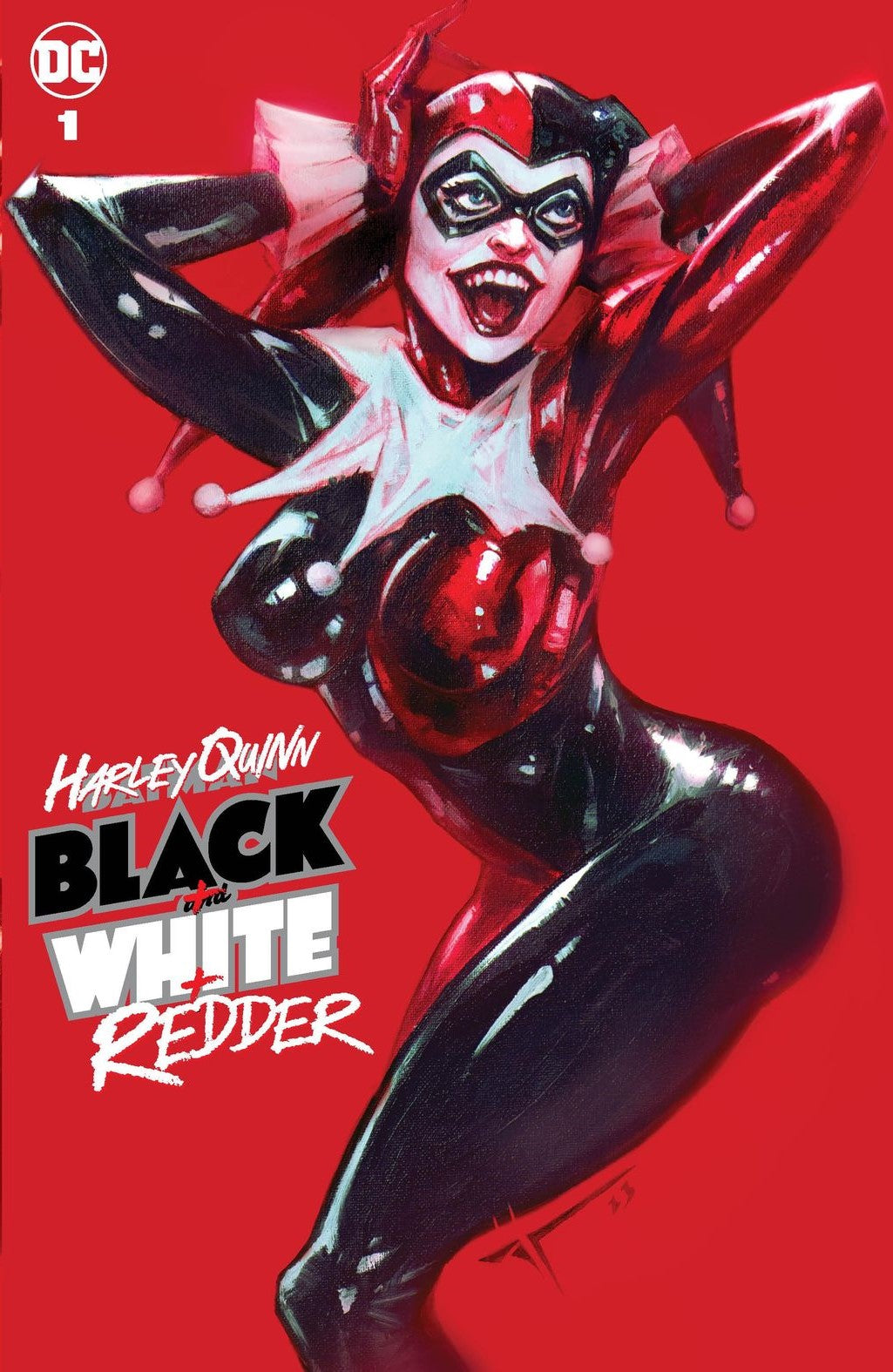 HARLEY QUINN BLACK WHITE REDDER #1 IVAN TAO (616) EXCLUSIVE VAR (08/02/2023)