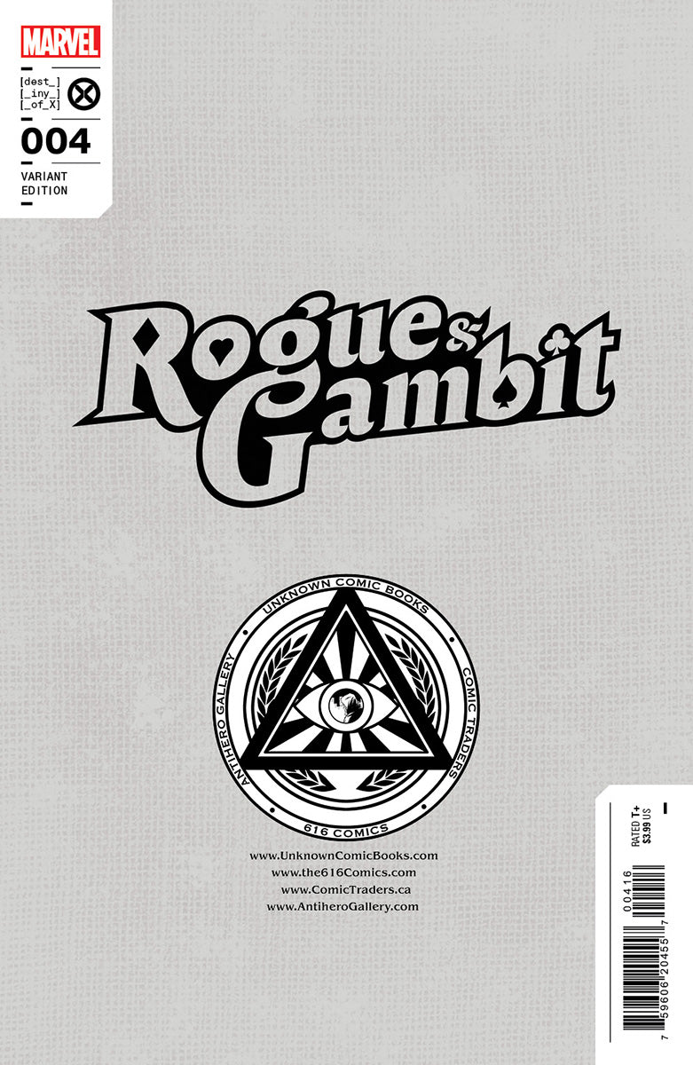 ROGUE & GAMBIT #4 UNKNOWN COMICS NATHAN SZERDY EXCLUSIVE VAR (06/14/2023) (07/12/2023)