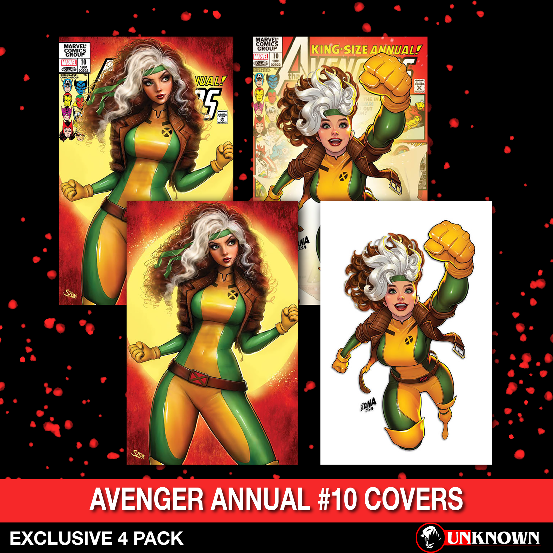 4 Pack] Avengers Annual #10 Unknown Comics Nakayama/Szerdy Exclusive