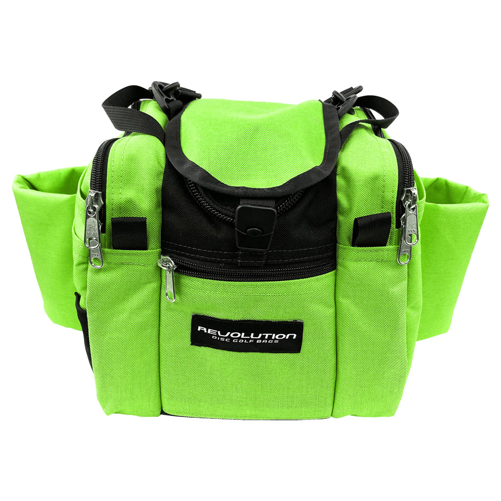 Revolution Mini Deluxe V3 Disc Golf Bag - Lime Green