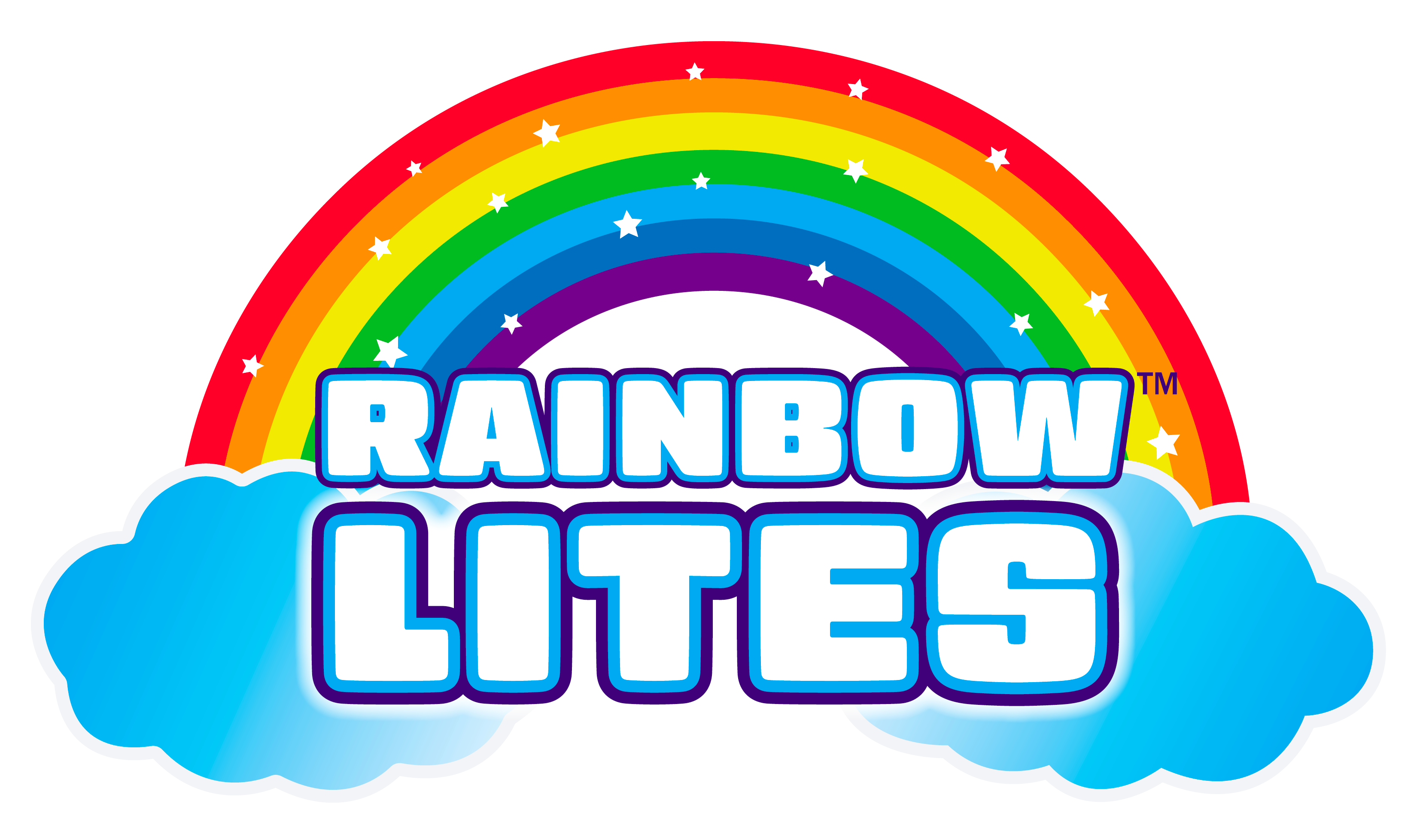 Rainbow Lites Puppy Dog Glow Plush LED Night Light Up Stuffed Animal 2 Pack Set