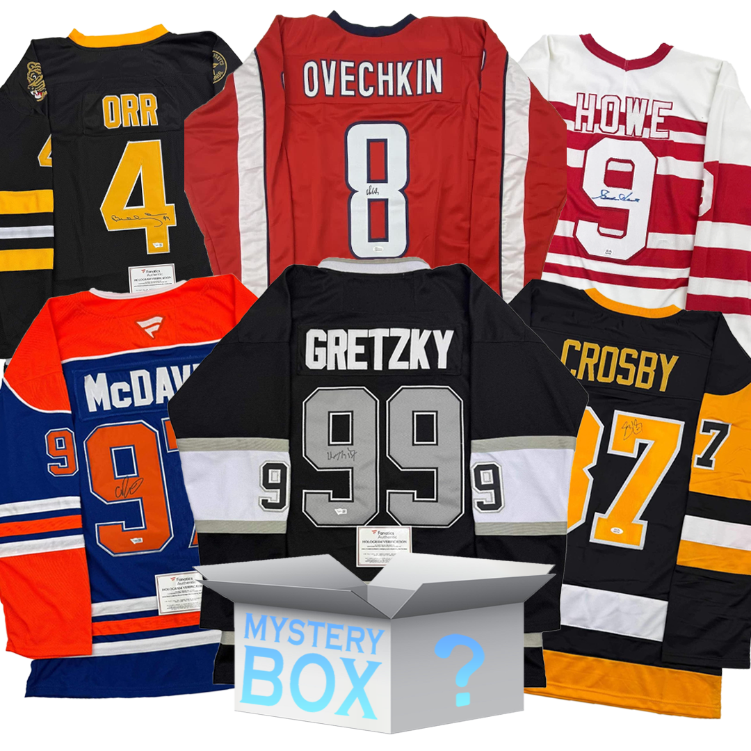 Random Autographed/Signed Hockey Jersey Mystery Box with PSA JSA or Beckett COA