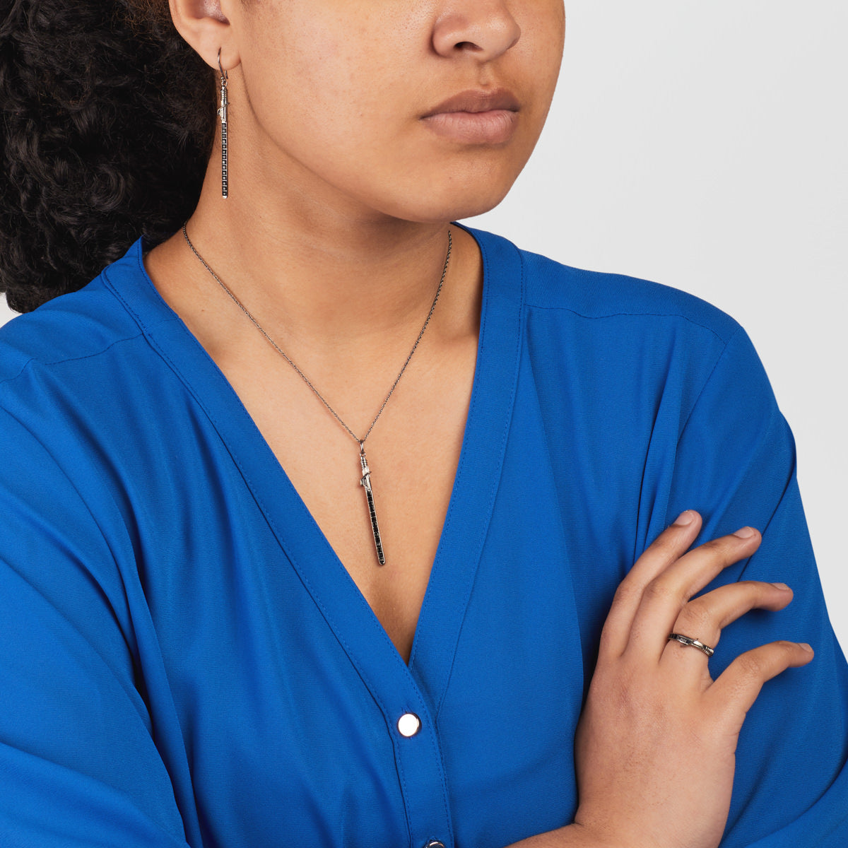 Star Wars X RockLove Darksaber Crystal Lightsaber Ring