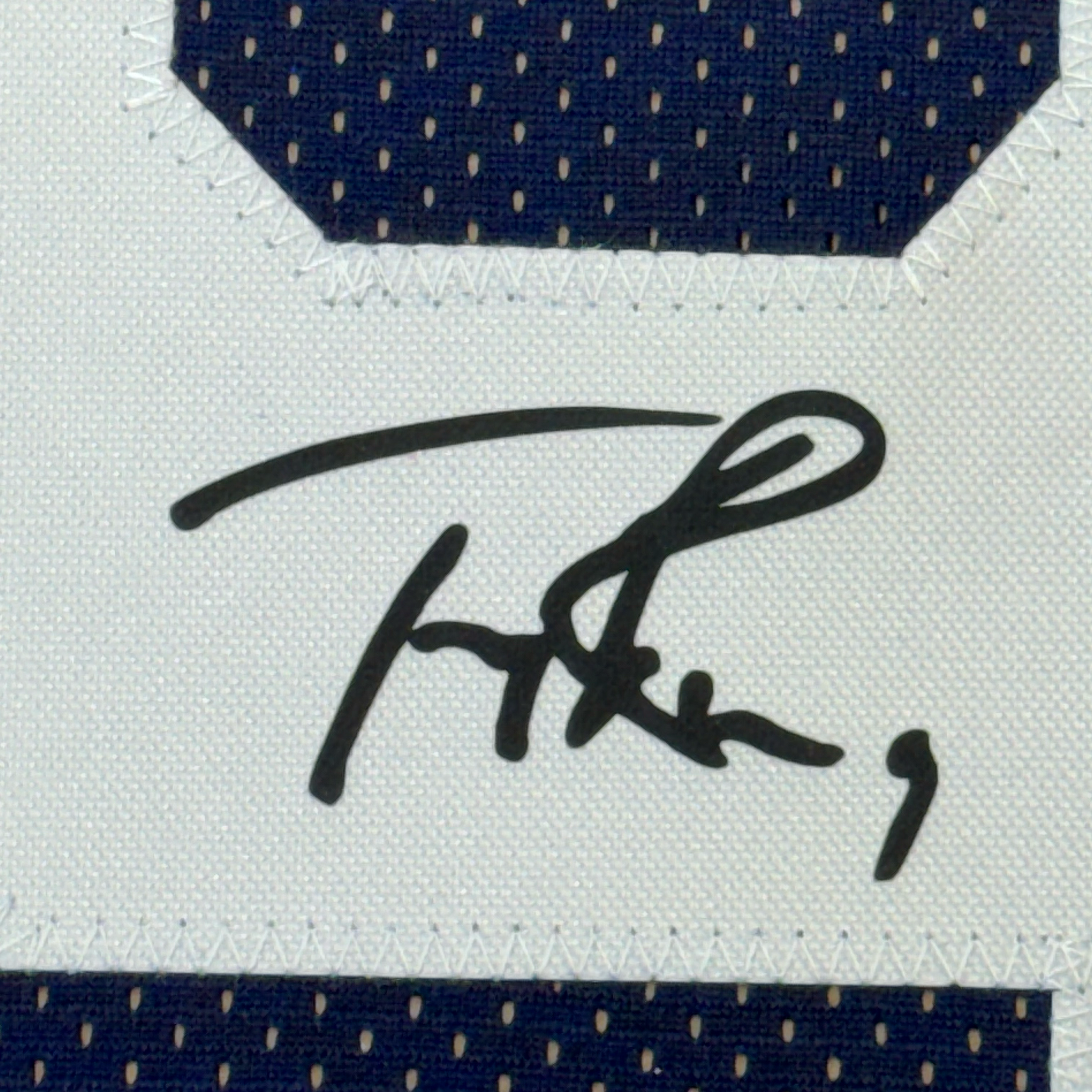 Framed Facsimile Autographed Tony Romo 35x39 Dallas Thanksgiving Day Reprint Laser Auto Football Jersey