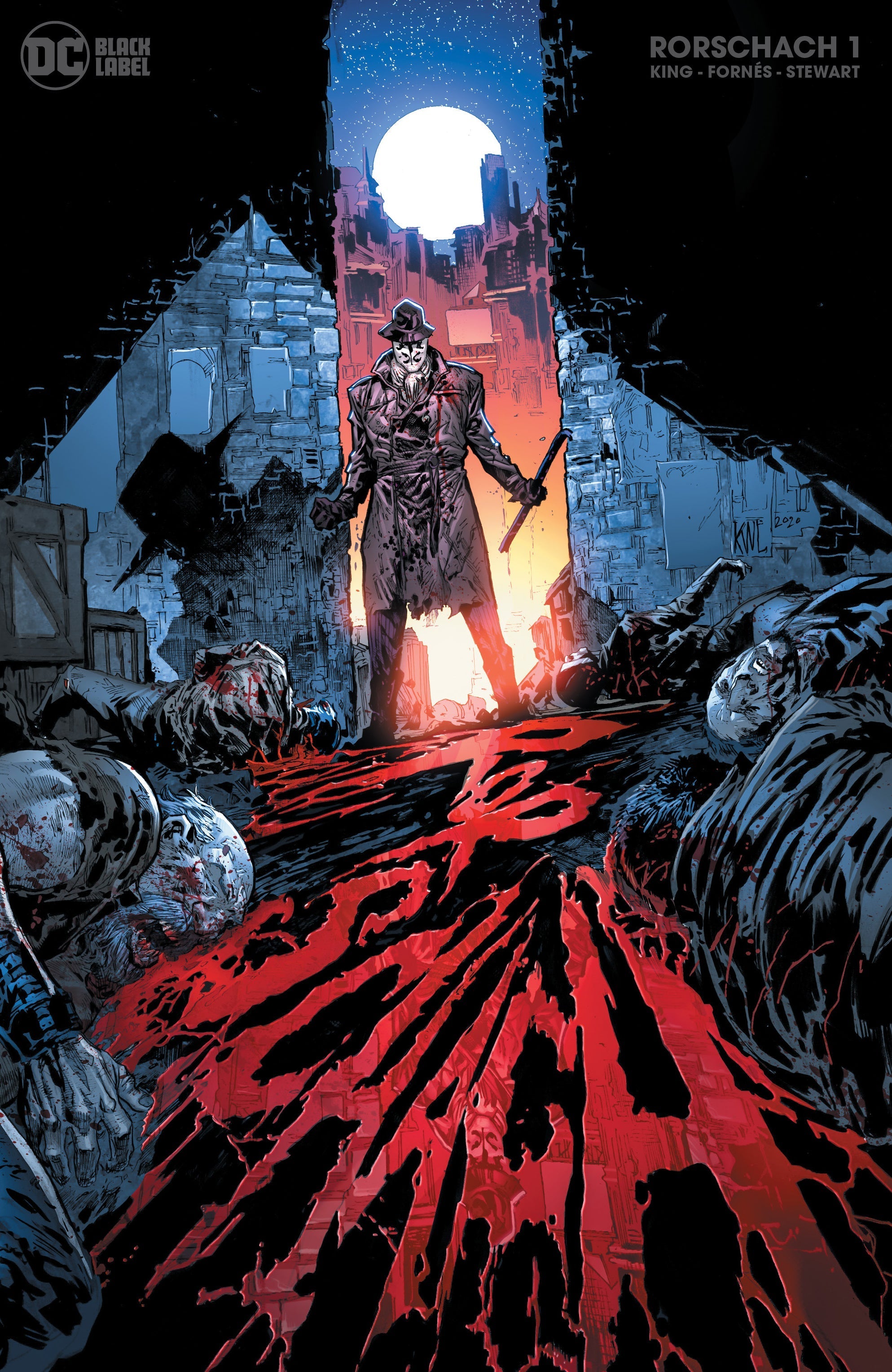 Rorschach #1 (Of 12) Ken Lashley Virgin Variant Watchmen (Mr) (10/14/2020) DC