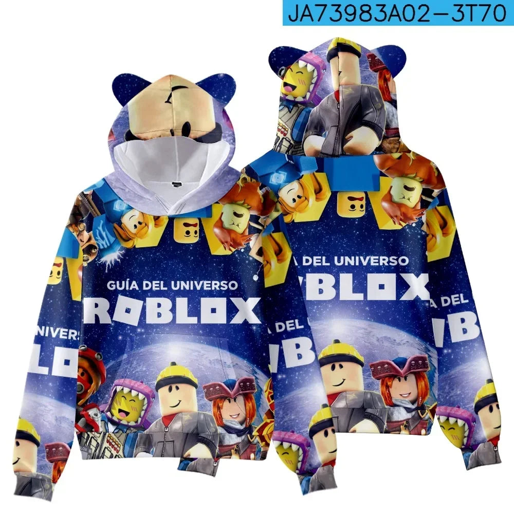 Roblox Cat Ear Hooded Sweatshirt