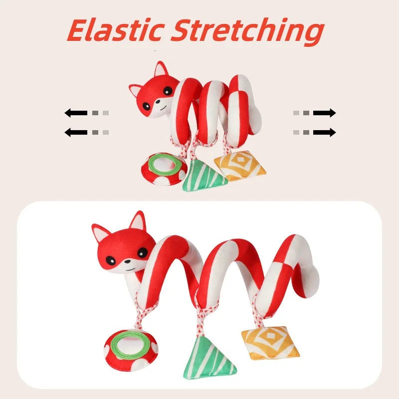 Stroller Pendant Toys Soft Plush Animal Dolls