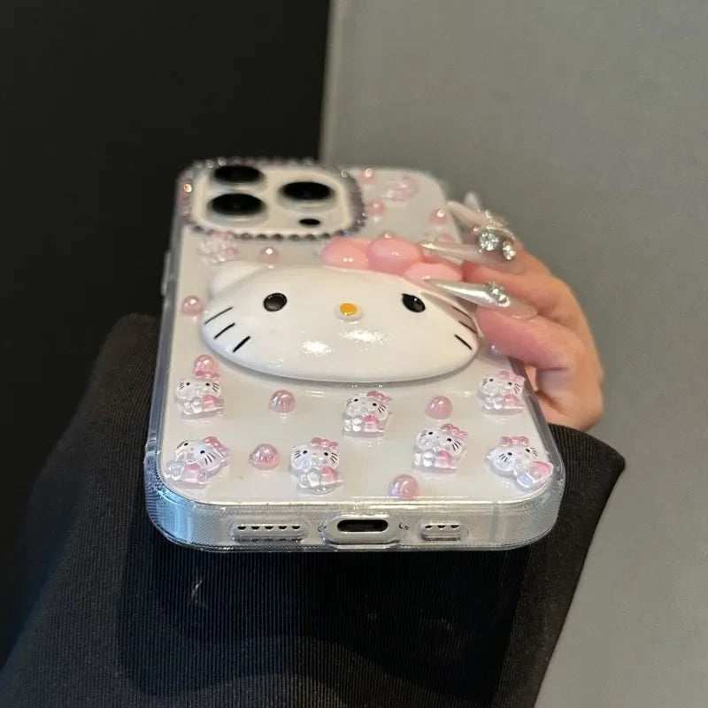 Kawaii Hello Kitty Cartoon Phone Case Suitable For iPhone
