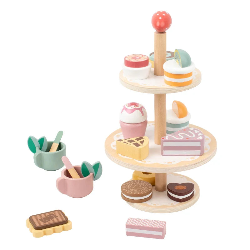 Kids Afternoon Tea Play Set – Pretend Play Kitchen Toy for Girls