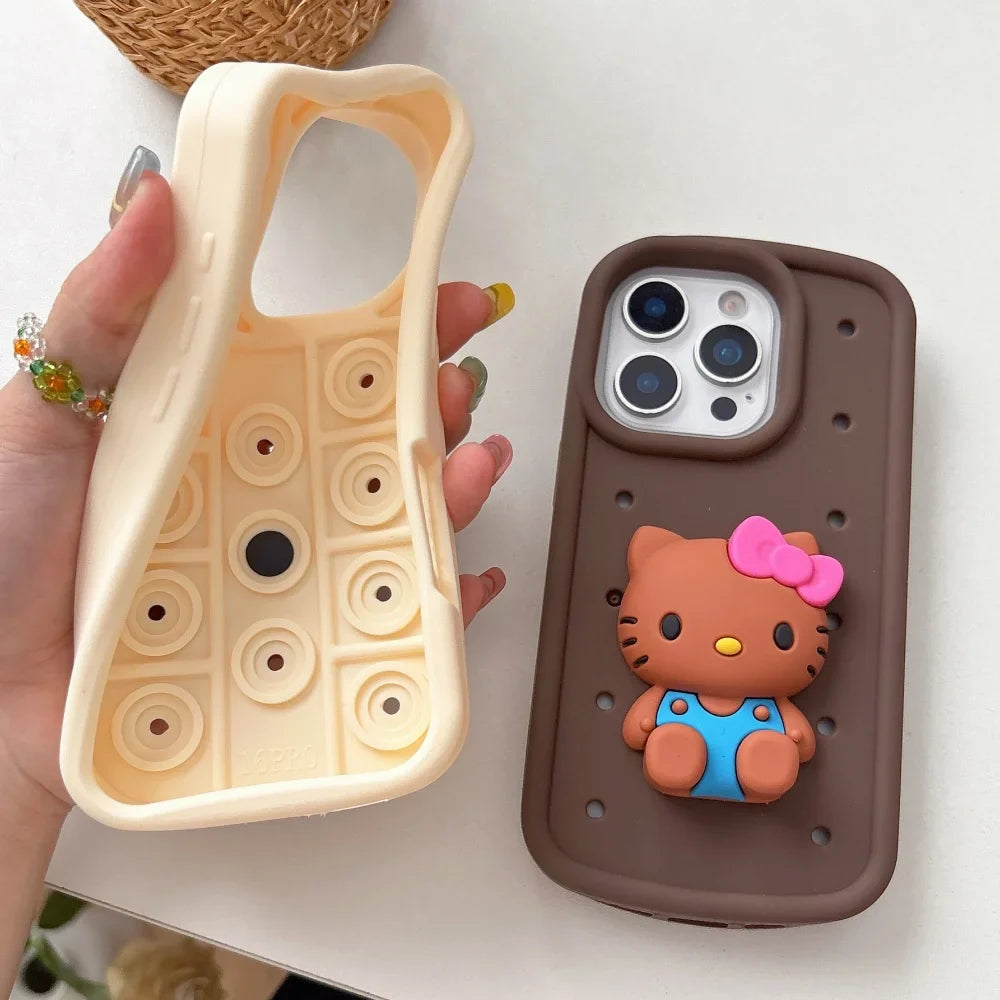 Cave Shell Three-Dimensional Kitty Applicable To Phone Cover For iPhone