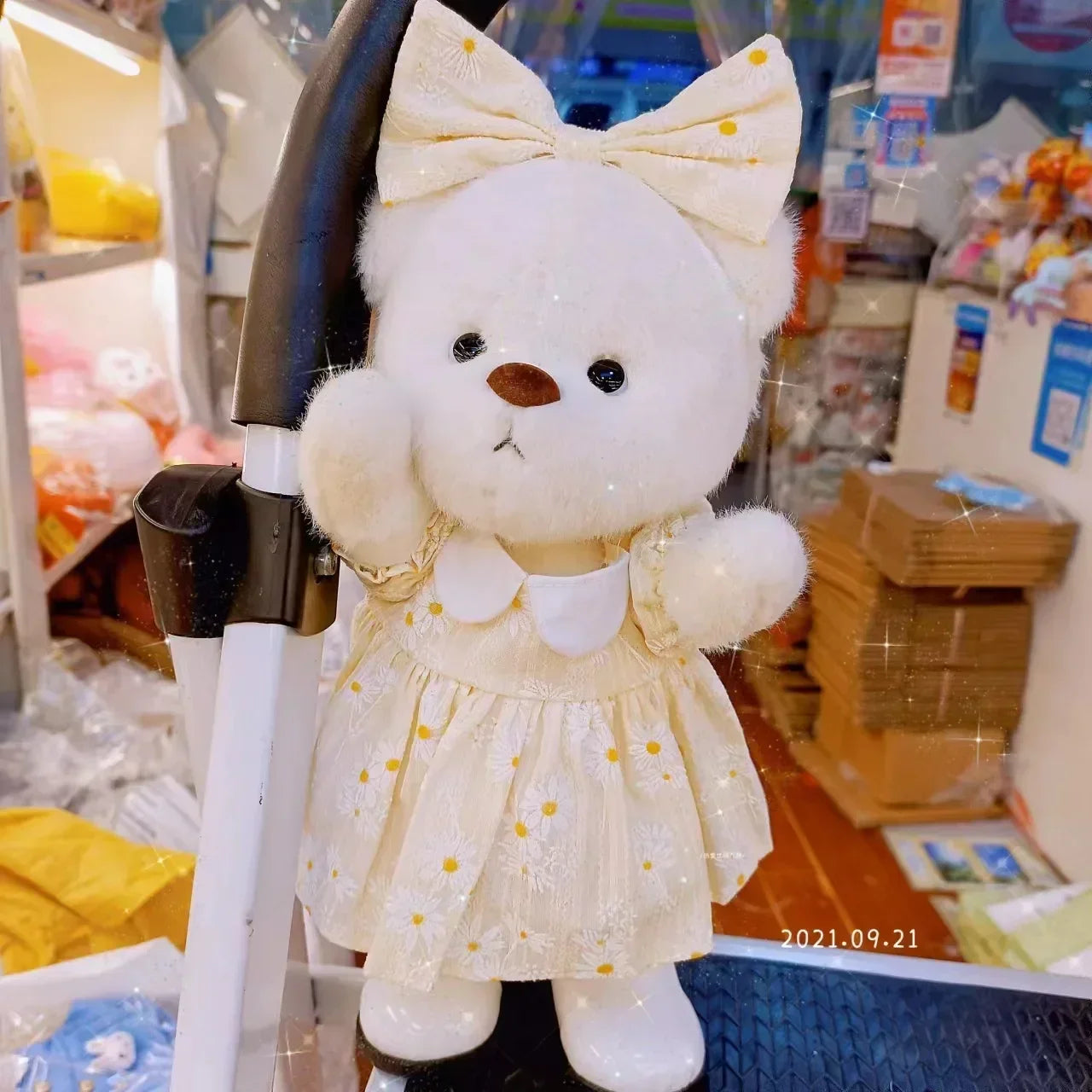 Teddy Bear Plush Doll with Changeable Clothes