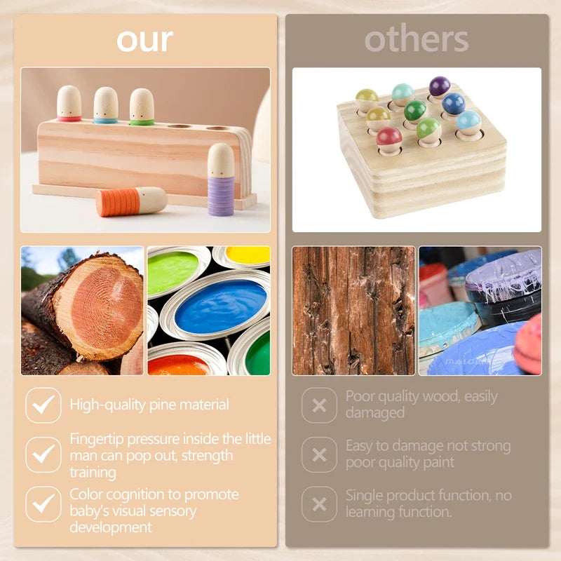 Baby Sensory Development Wooden Toy