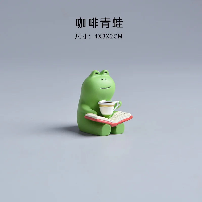 Japanese Cat Statue Miniature Fairy Garden Decor