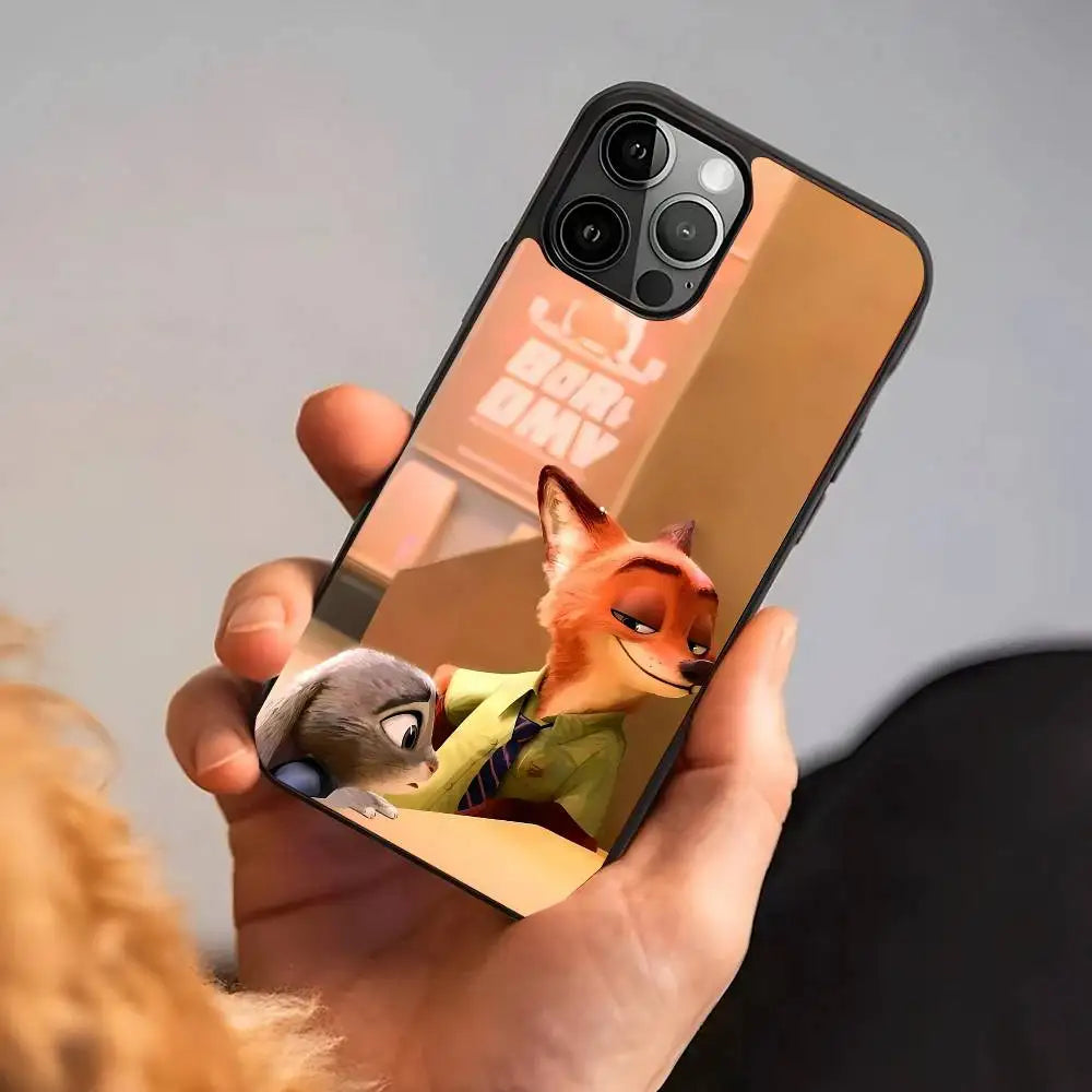 Cartoon Zootopia Phone Case Suitable For iPhone