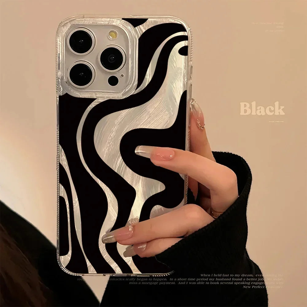 Luxury Laser Wave Pattern Phone Case