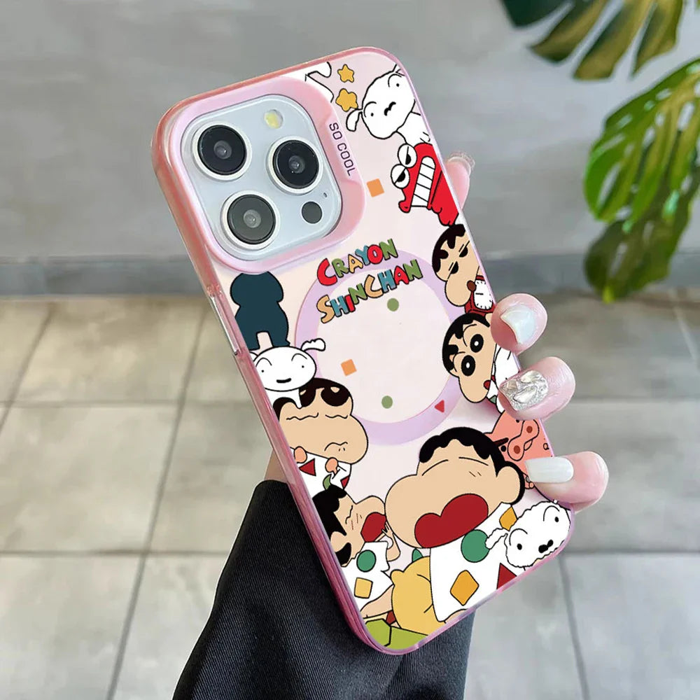 Crayon Shin-chans Magnetic Magsafe Phone Case For iPhone