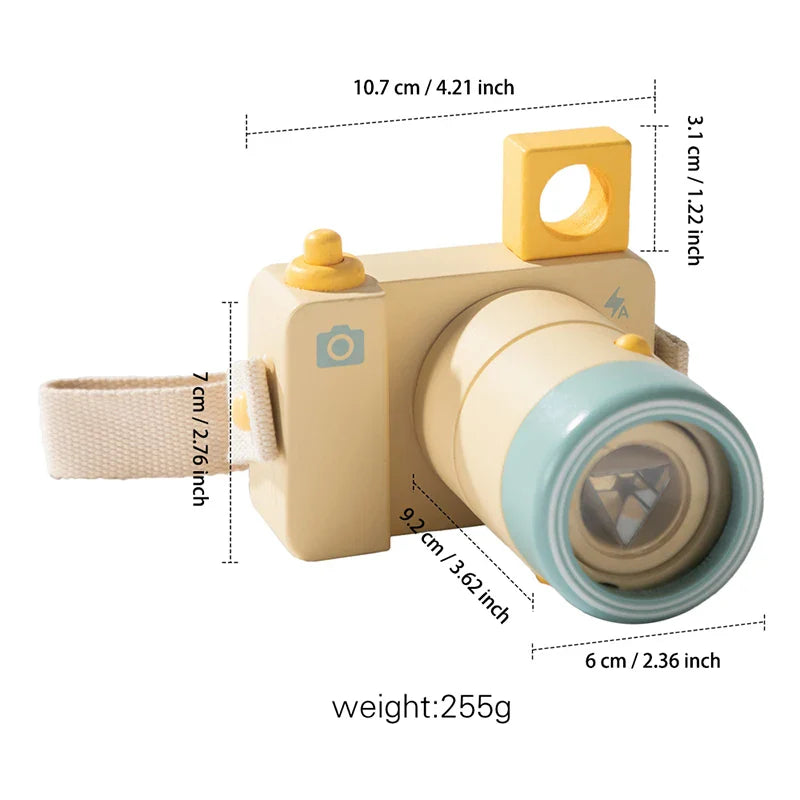 Wooden Coffee Machine Toy – Montessori Kitchen Playset for Kids