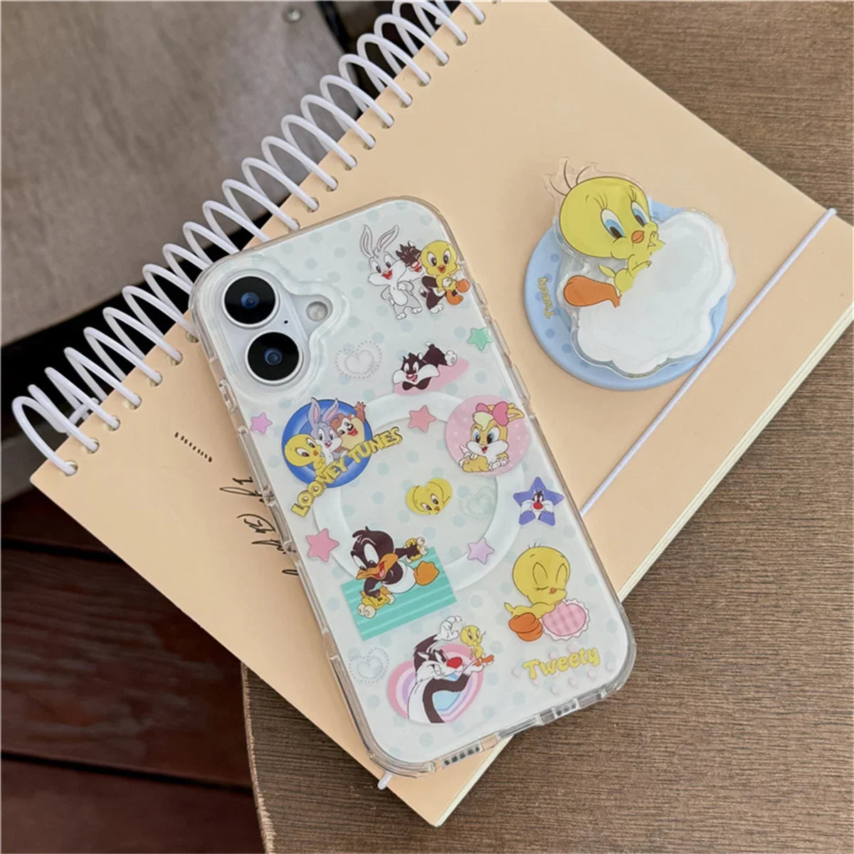 Funny Cute Duck Little Bird Magnetic Phone Case For iPhone
