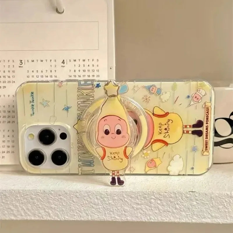 New Kawaii Twinkle Star Magnetic Phone Case For iPhone