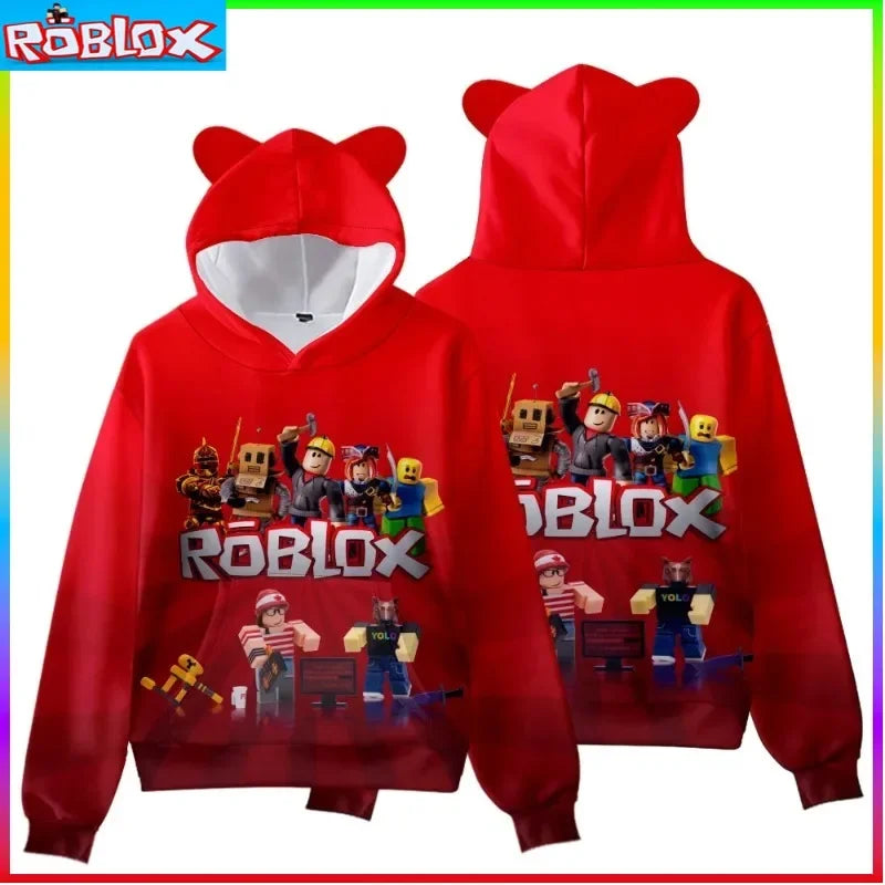 Roblox Cat Ear Hooded Sweatshirt