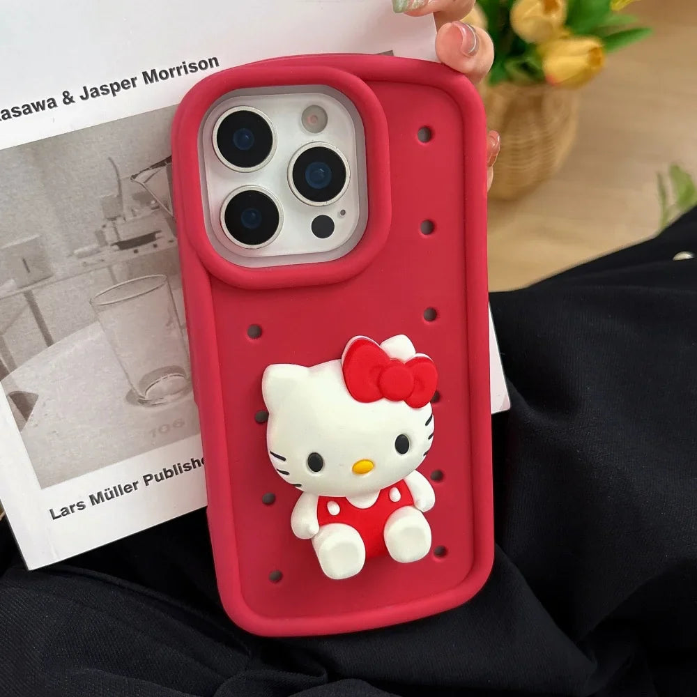 Cave Shell Three-Dimensional Kitty Applicable To Phone Cover For iPhone
