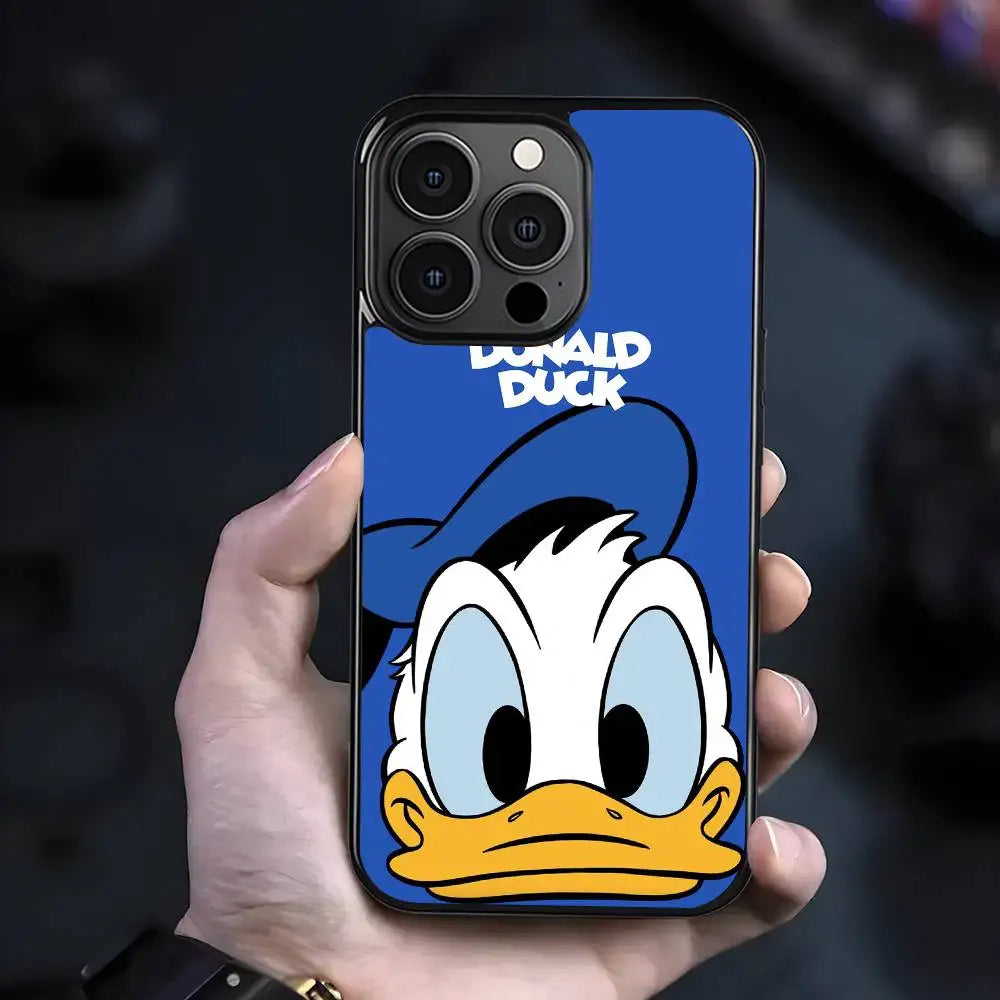 Cartoon Donald Duck Blue Phone Case Suitable For iPhone