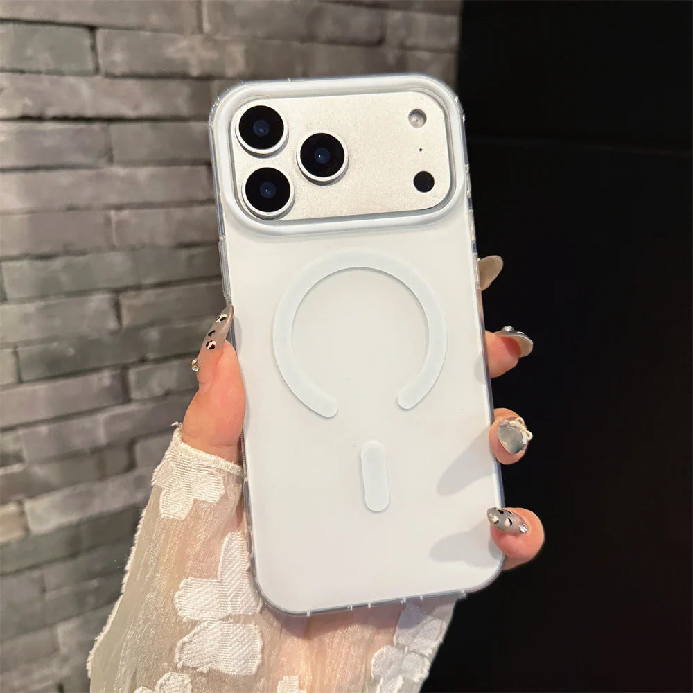 Luxury Frosted Magnetic Case For Magsafe Magnetic Phone Case For iPhone