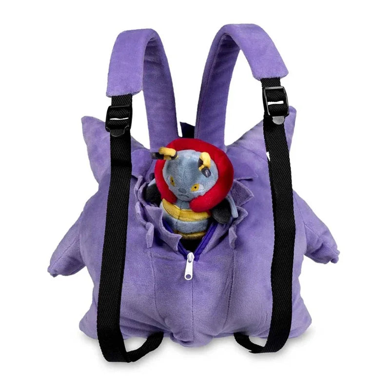 Pokemon Gengar Plush Backpack Cosplay School Bag