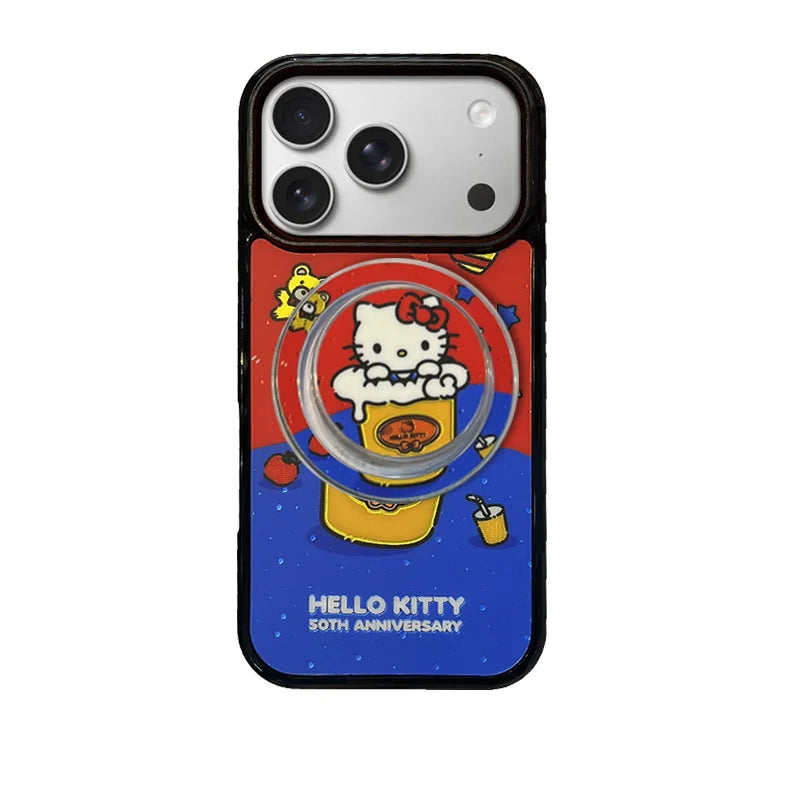 Fashion Cartoon Hellokitty Magnetic Phone Case For iPhone
