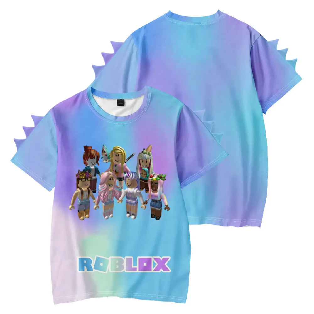 3D Roblox Printed Kids T-Shirt