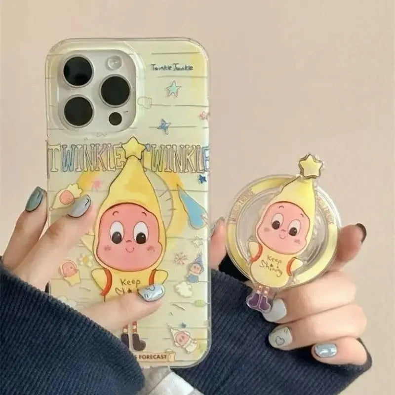 New Kawaii Twinkle Star Magnetic Phone Case For iPhone