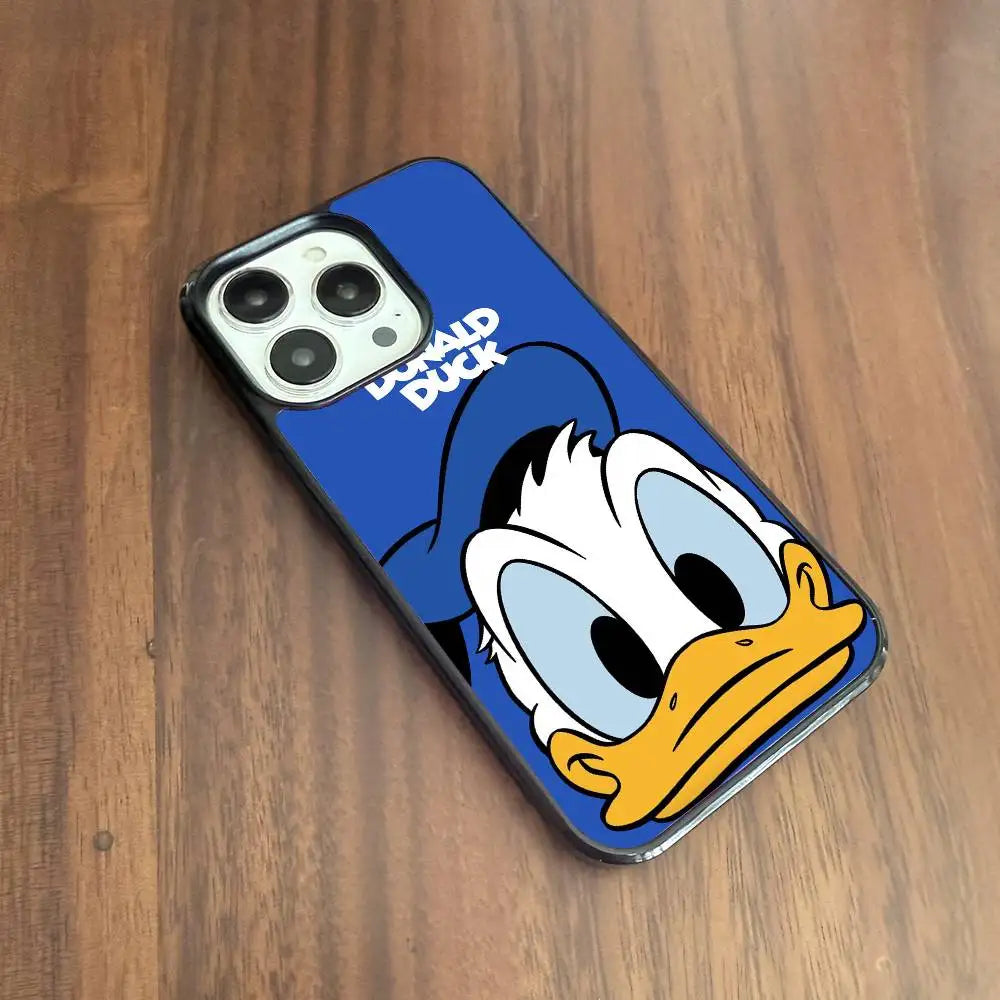Cartoon Donald Duck Blue Phone Case Suitable For iPhone