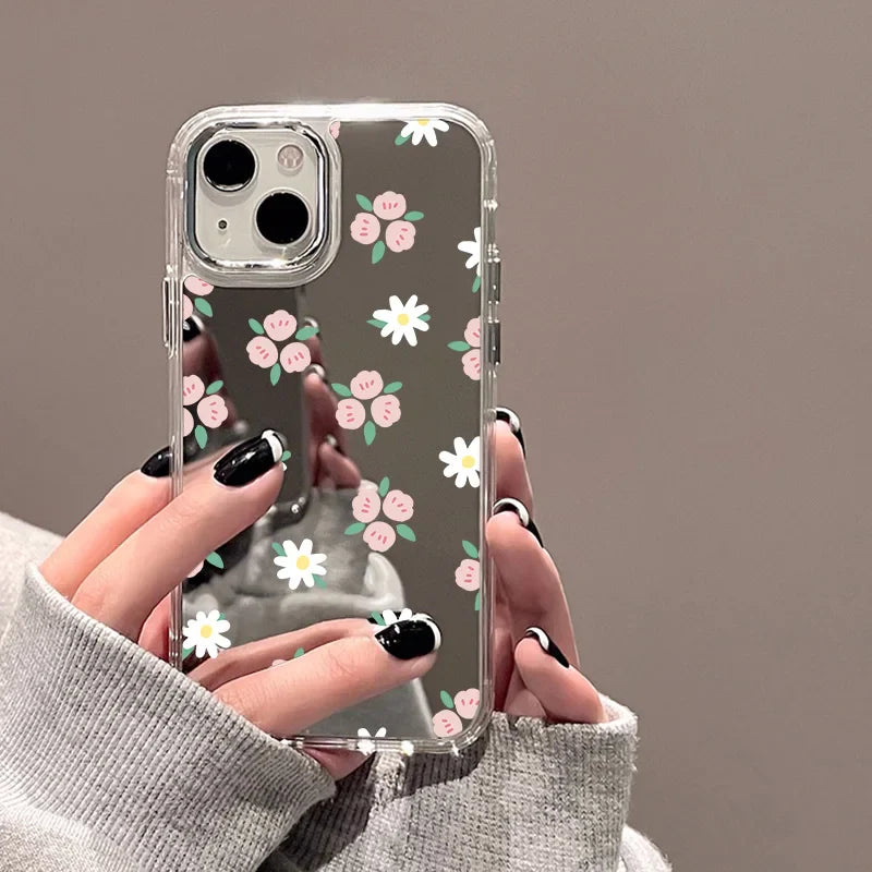 Love Heart Mirror Phone Case