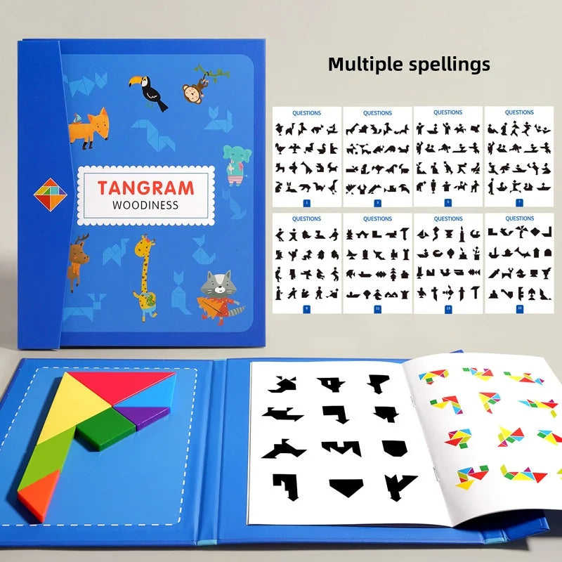 Magnetic Puzzle Book – Educational Toy