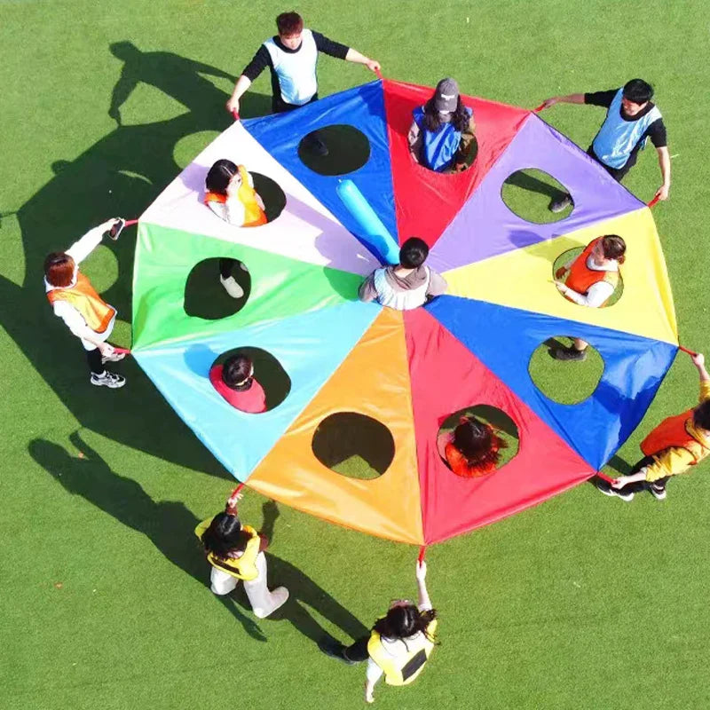 Rainbow Parachute Game