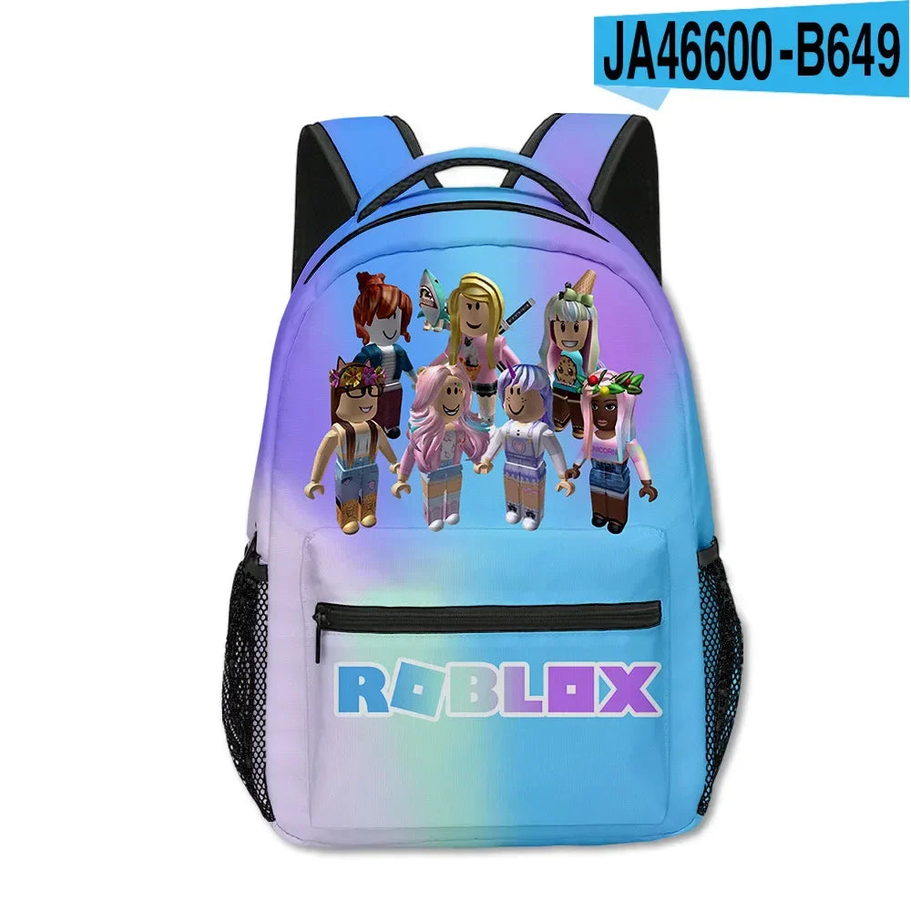 Roblox Virtual World School Backpack Set