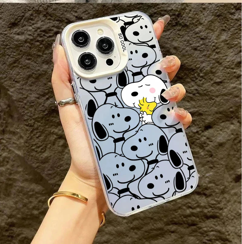 Lovely Snoopy Cartoon Case For iPhone