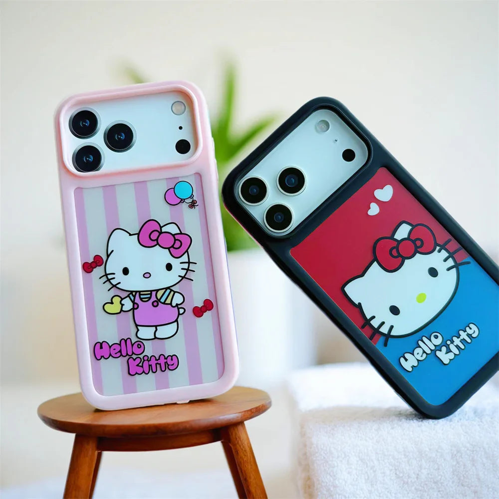 Cute Cartoon Hello Kitty Pink Phone Case For iPhone