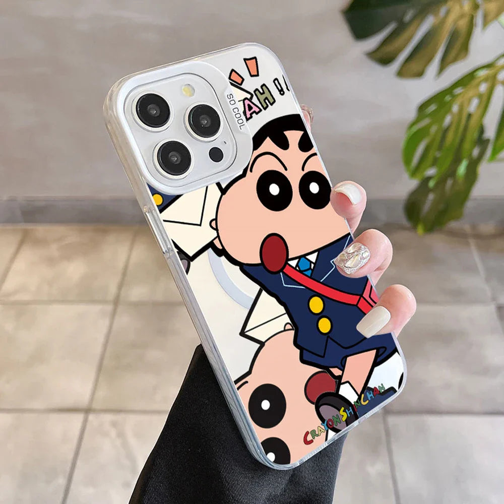 Crayon Shin-chans Magnetic Magsafe Phone Case For iPhone
