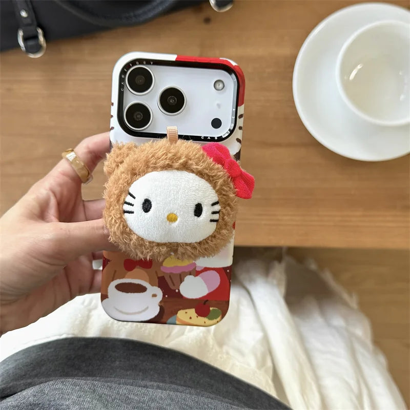 Fashion Cute Hellokitty Magnetic Phone Case For iPhone