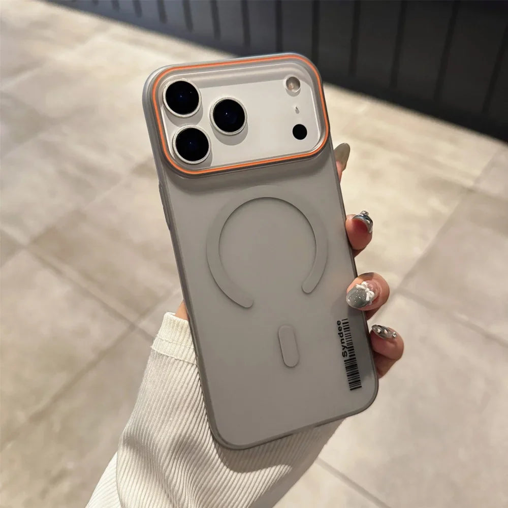 Soft For magsafe Wireless Charge Shockproof Phone Case For iPhone