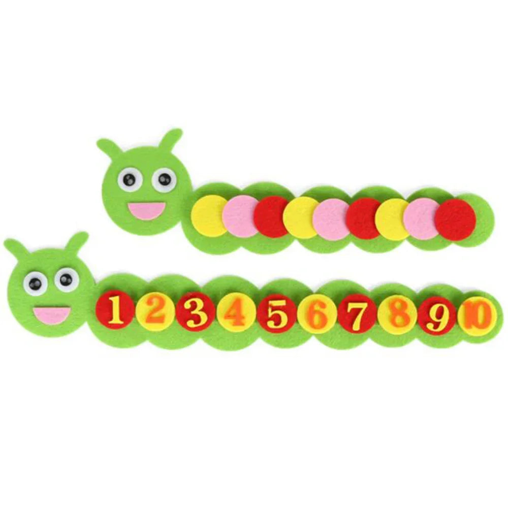 Montessori DIY Caterpillar Math Toy – Educational Learning Tool