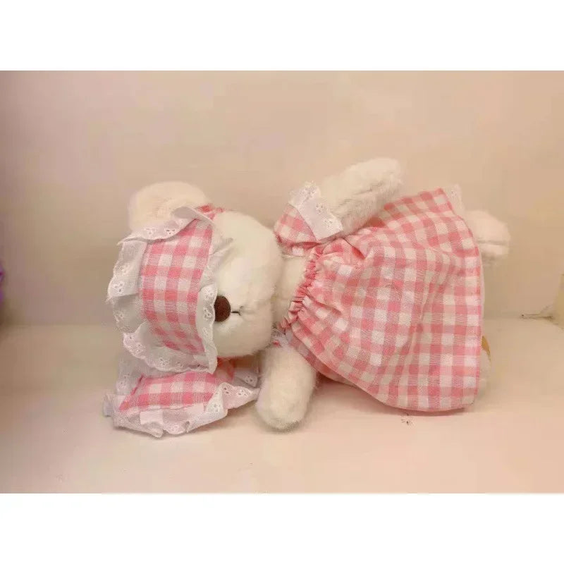 Teddy Bear Plush Doll with Changeable Clothes