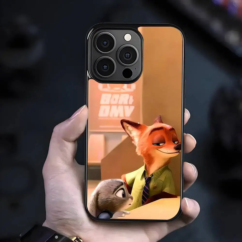 Cartoon Zootopia Phone Case Suitable For iPhone