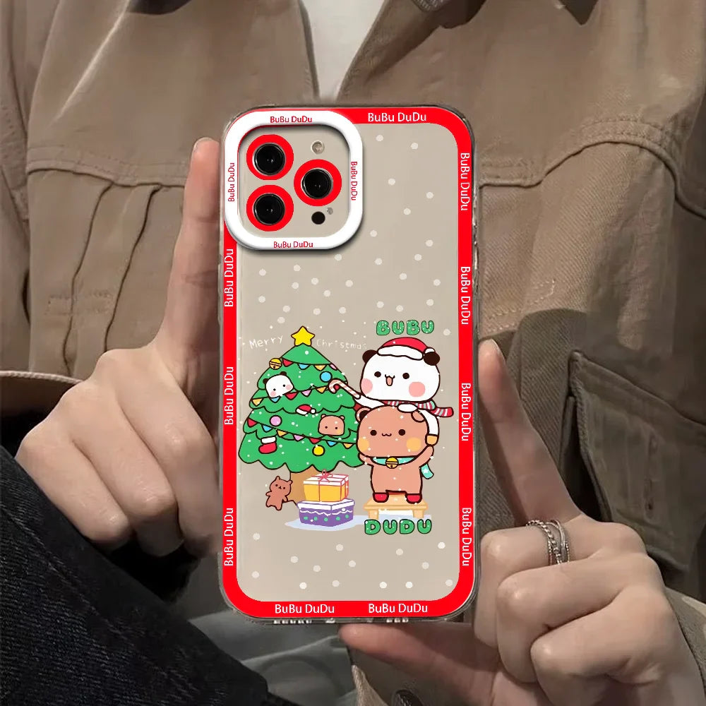 Bubu And Dudu Merry Christmas Phone Case For iPhone