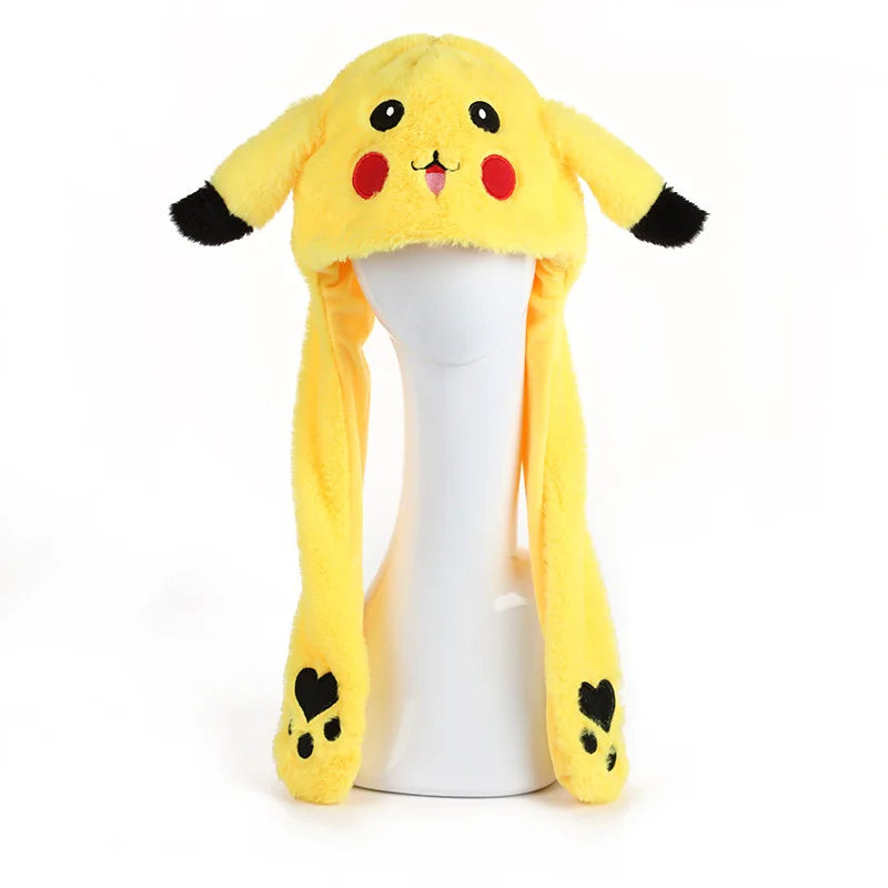 Pikachu Pokemon Beanie Hat with Moving Ears