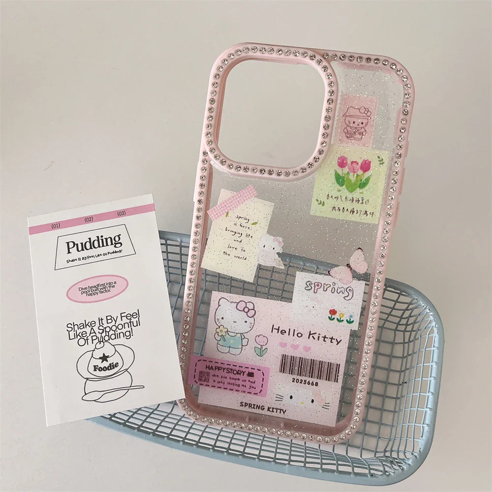 Hot Trend Barcode Label Cute Hello Kitty Daily Life Phone Case