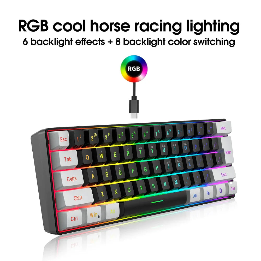Dragon RGB Wired Keyboard and Mouse Set