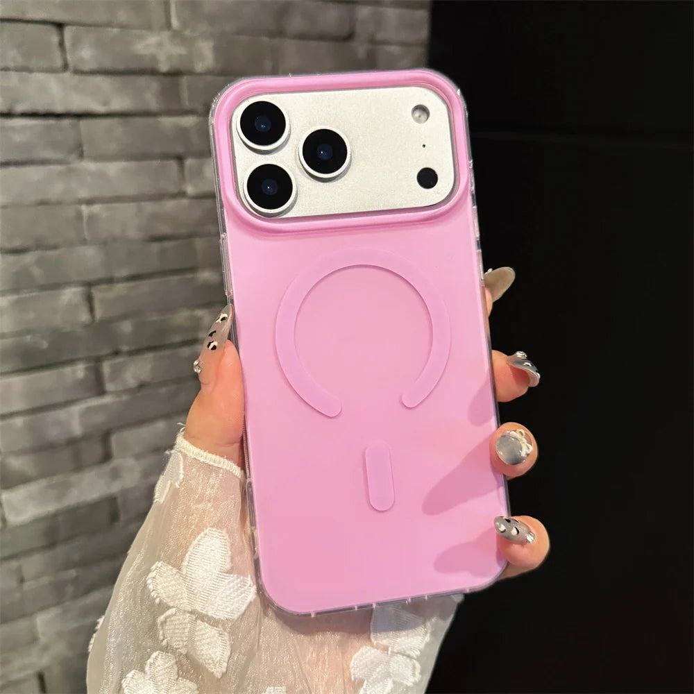 Luxury Frosted Magnetic Case For Magsafe Magnetic Phone Case For iPhone